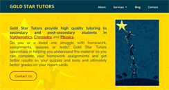 Desktop Screenshot of goldstartutors.com