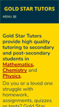 Mobile Screenshot of goldstartutors.com